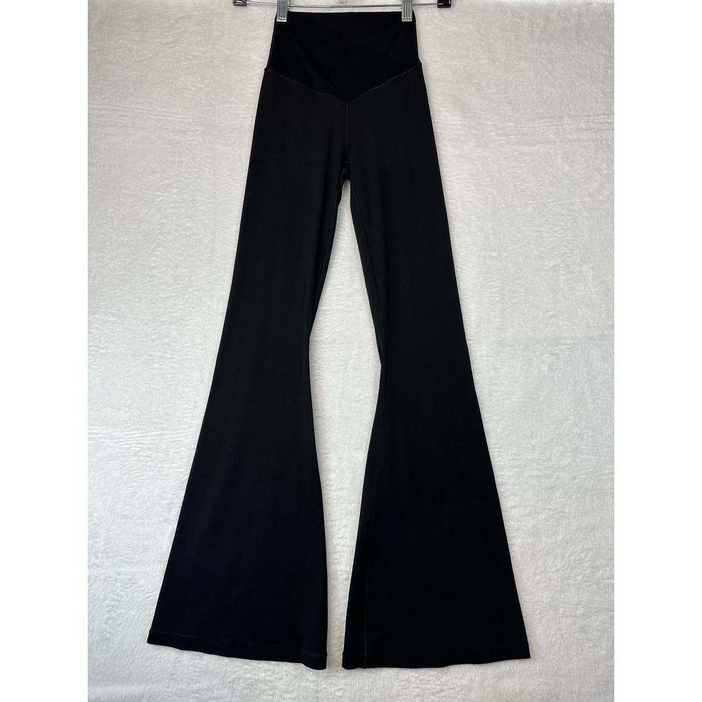 OFFLINE Aerie Real Me Flare Leggings Womens XS Short Black Crossover High Rise